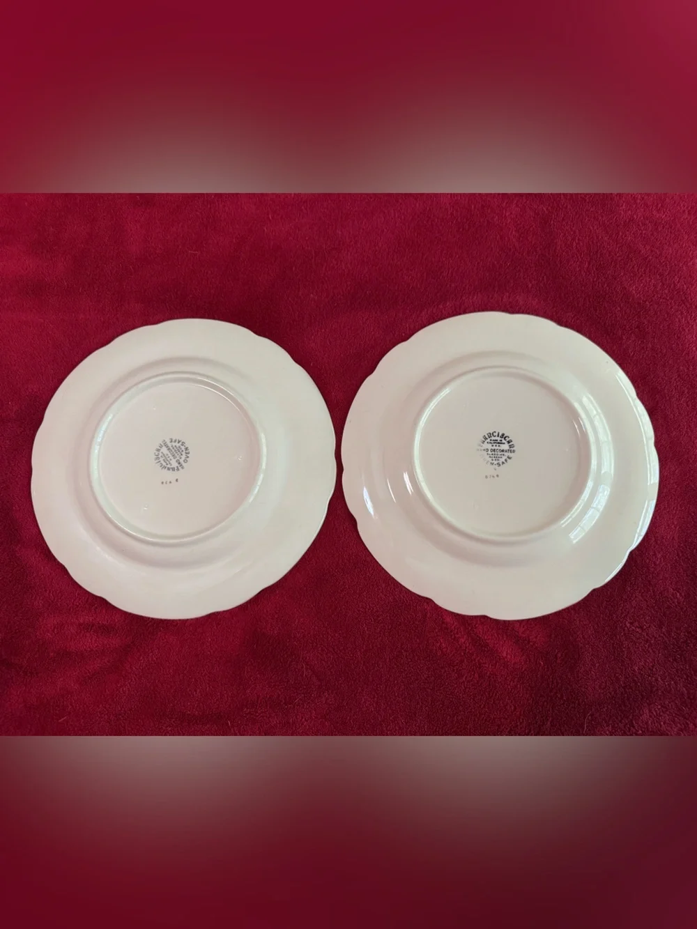 Franciscan Dessert Rose Pink Floral Dinner Plates (2) replacements